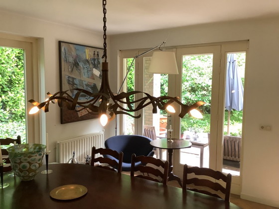 Image 1 of Jacco Maris Ruben Plie Oval 6UC Chandelier Bronze