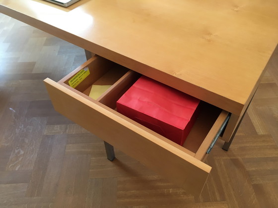Image 1 of Elegant Design Desk or Side Table, Ash Veneer