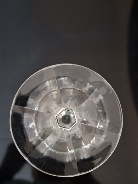 Image 1 of Ralph Lauren Crystal Herringbone Wijnvat Glas - Zeldzaam
