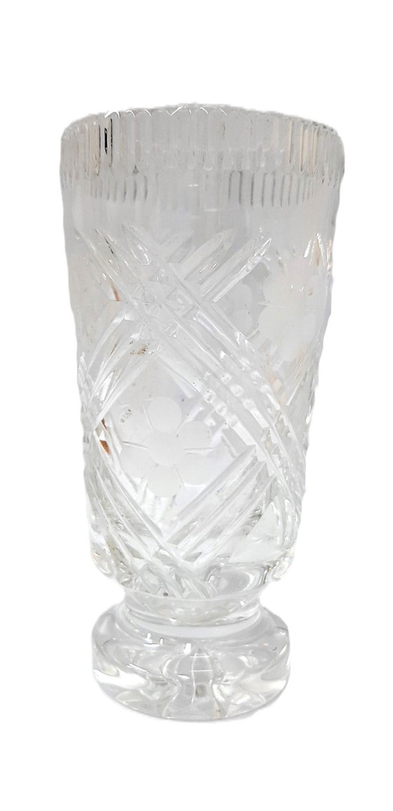 Image 1 of Vaso in cristallo tagliato d'epoca
