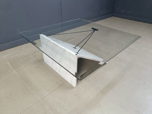 Postmodern Italian Marble Coffee Table, 1980s