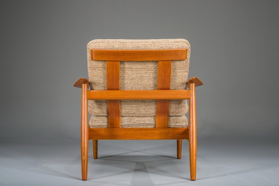 Image 1 of Deense moderne zitset in teakhout van Arne Vodder voor France & Søn, jaren 60, set van 3