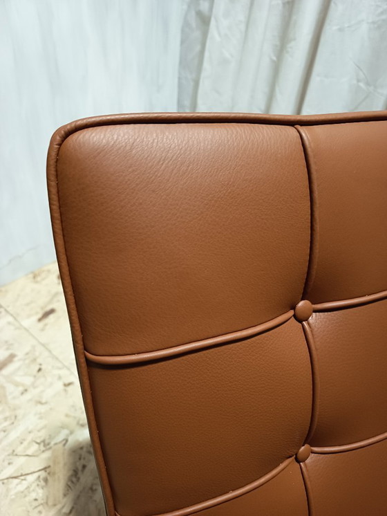 Image 1 of Sillones KNOLL Studio Barcelona (NUEVA Serie 2026) en piel natural (color coñac)