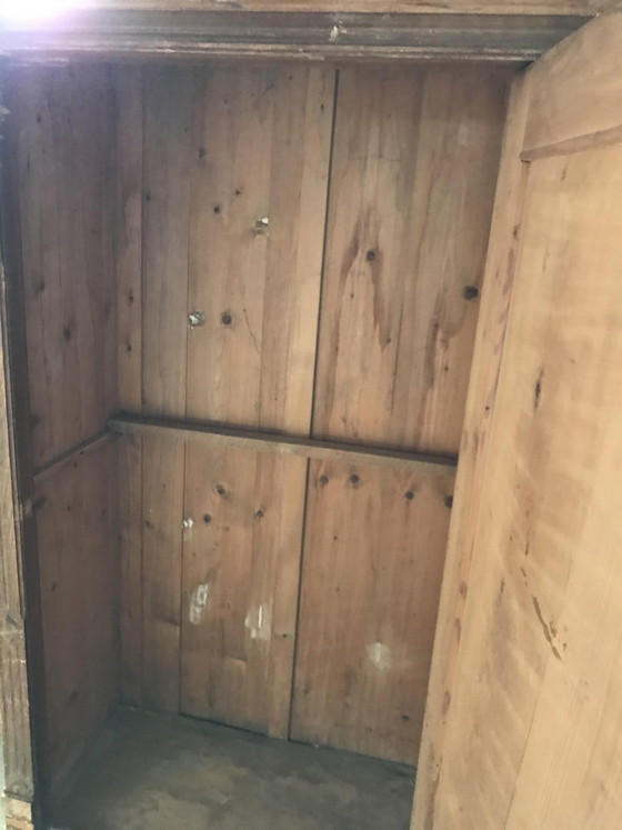 Antique Hungarian Pine Wardrobe (photo 4 of 7)
