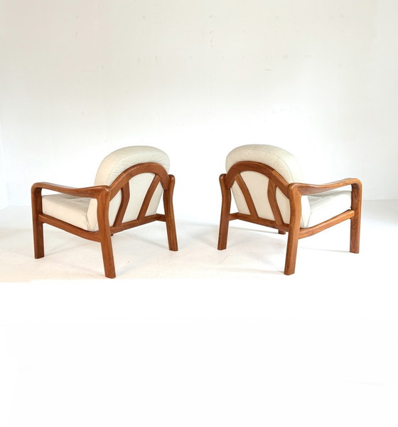 Image 1 of 2x vintage Deense fauteuil, Komfort '80