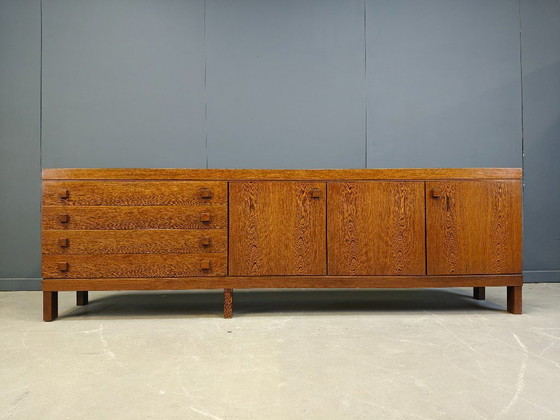 Image 1 of Vintage wengé wooden sideboard, 1960s 