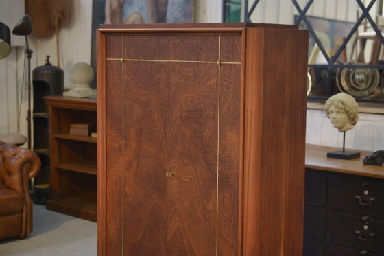 Image 1 of Armario Art Déco de caoba, muebles artísticos firmados por A. Bicchierini, años 40