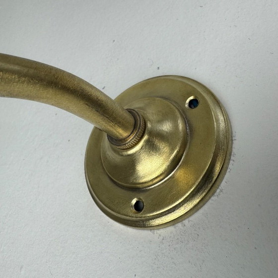 Image 1 of ANCIENNE APPLIQUE LAITON ET OPALINE VINTAGE