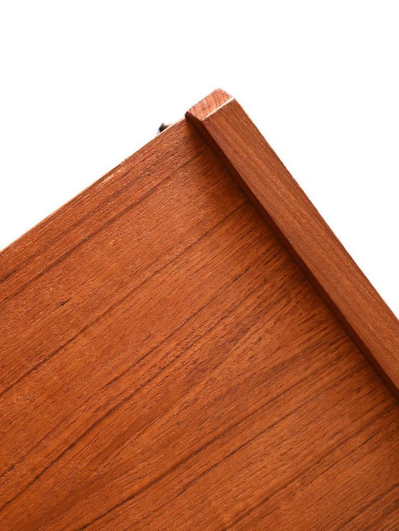 Image 1 of Vintage Scandinavisch teakhouten dressoir met lades met tegelfront, jaren 60