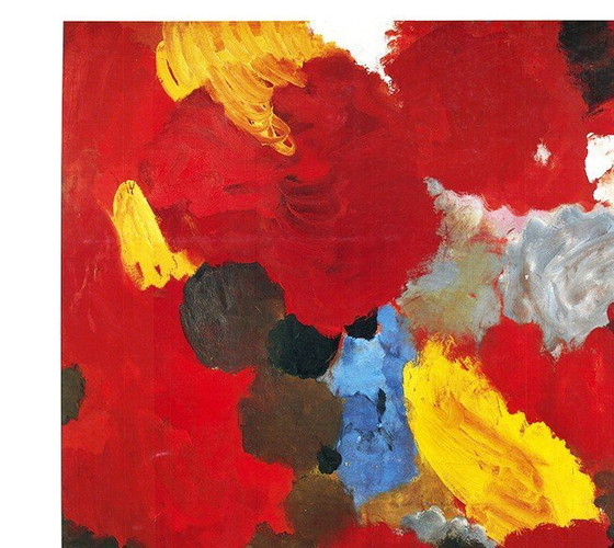 Image 1 of Nay, Ernst Wilhelm - Yellow Feather in Red - Collection of European Masters