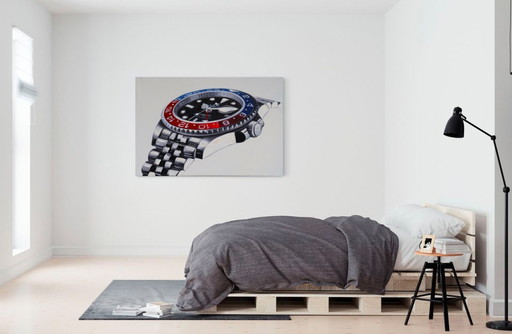 Rolex GMT master II Pepsi Art print directly from artist