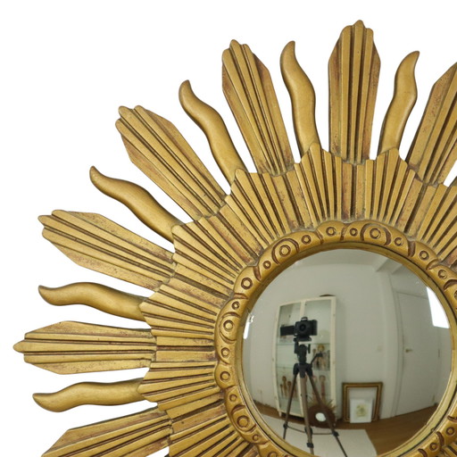 Miroir ensoleillé or