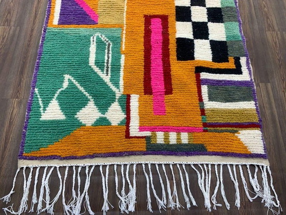 Alfombra de lana pura hecha a mano a medida, tamaño 2/3 m. – Ahrend, Wool (photo 9 of 9)