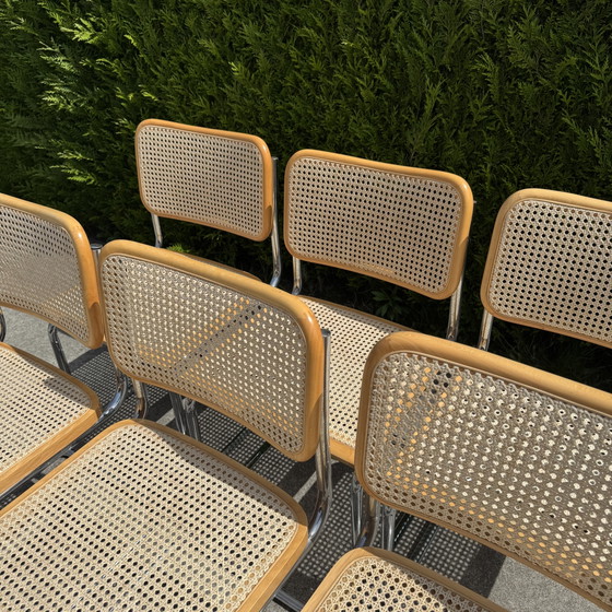 Image 1 of Ensemble de 6 chaises à structure tubulaire