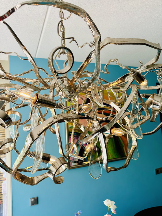 Image 1 of Brand van Egmond Delphinium kroonluchter 140 cm x 70 cm