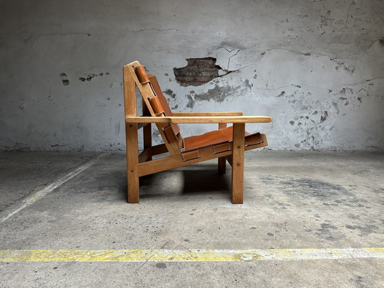 Image 1 of Kurt Østervig Hunting chair Deens design fauteuil eik leder