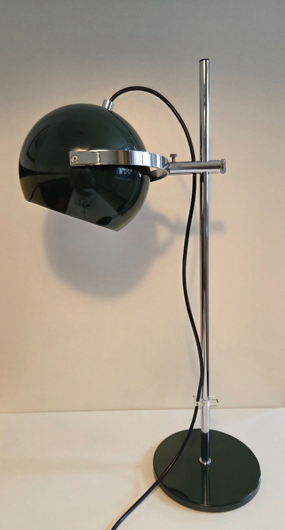 Image 1 of Vintage table lamp - Gepo - 1970s - Green