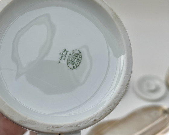 Image 1 of ✨ Vintage koffieservies – Bauscher Weiden Duitsland + 2 verzilverde sjaals