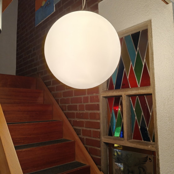 Image 1 of SIL LUX Opaline Glass Globe Pendant Lamp Ø36 cm