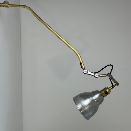 COPPIA DI APPLIQUE ANTICHE DA LABORATORIO "BEUNZA"