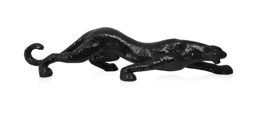 ADM Design Glas-Beton Sculptuur Zwarte Panter - Nieuw in originele verpakking