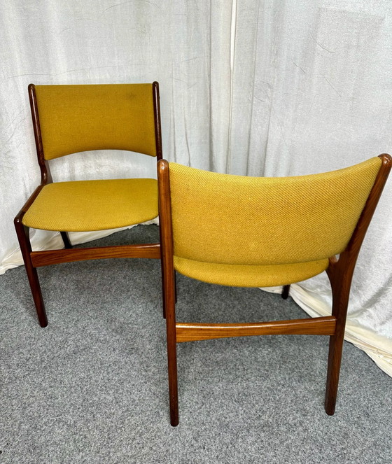 Danish Design Erik Buch Model 89 Teak Mid Century Dining Chairs, Anderstrup Møbelfabrik, Wood, Brown (photo 14 of 14)