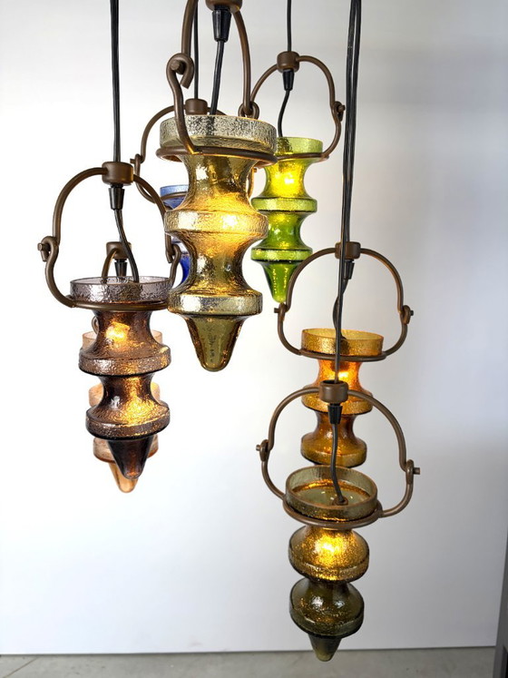 Brutalist stalacticte chandelier by nanny Still for Massive Belgium, 1960s – Glass, Metal (photo 11 of 13)
