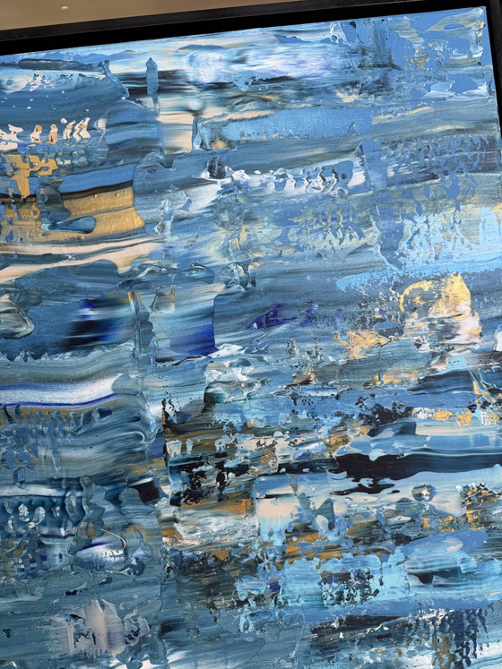 Image 1 of Artwork 90x70 incl. black floating frame