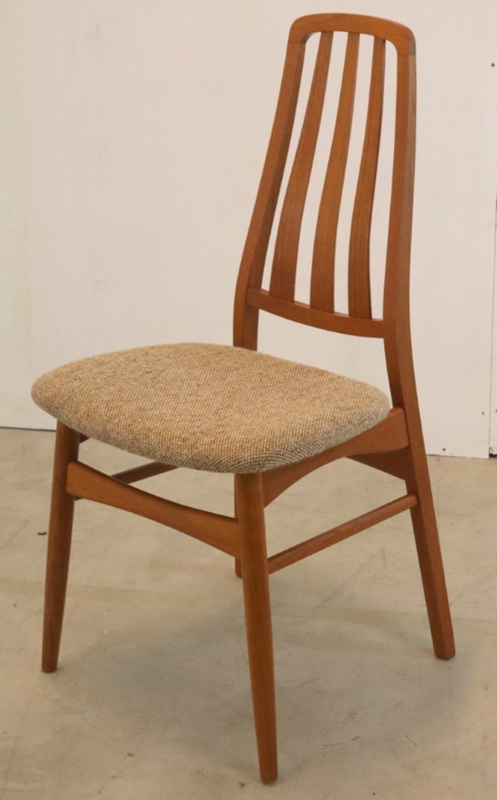 Image 1 of Set 4 Vamdrup Chairs Chaises à manger Vintage Danish