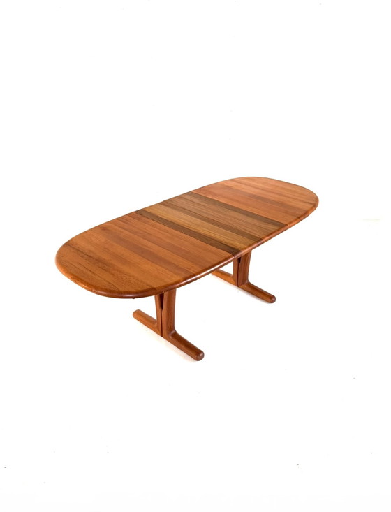 Vintage extendable teak dining table, Holstebro Møbelfabrik ‘70 – Wood, Metal (photo 15 of 15)