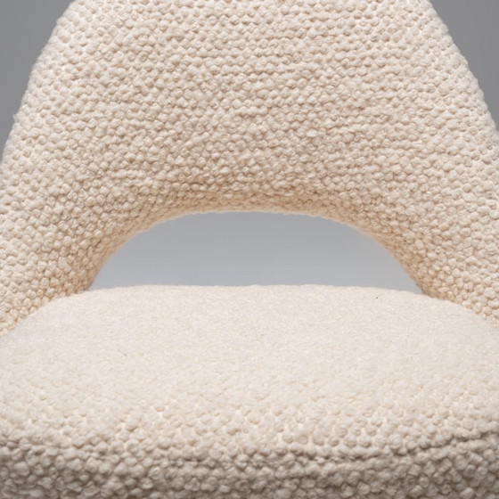 Image 1 of Model 72 Dining Chair in Beige Bouclé by Eero Saarinen for Knoll