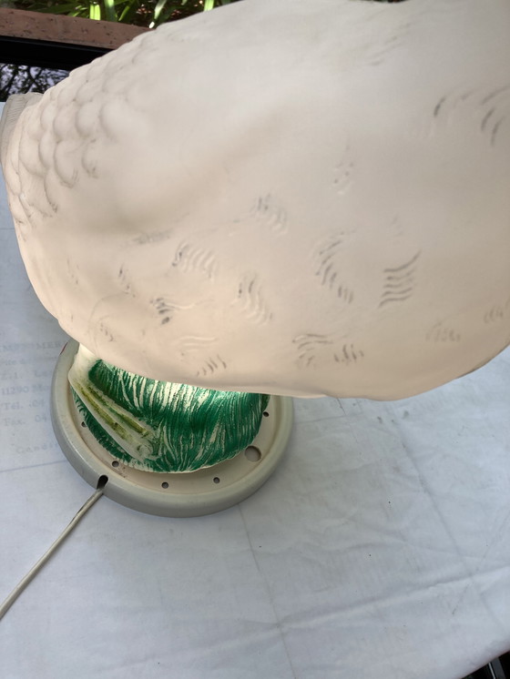 Image 1 of Grote 80's ganzenlamp op metalen voet