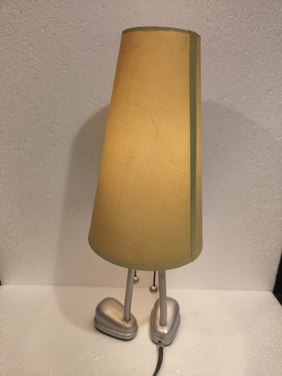 Image 1 of Arogo Hako - Japan - Table Lamp - Metal - Polyester - Post Modern - 80'S