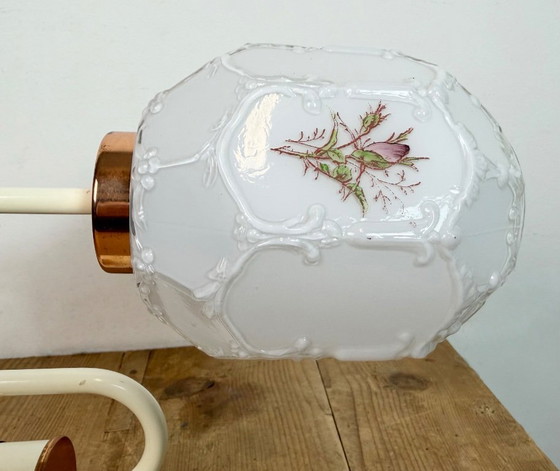 Image 1 of Vintage Wall Light with Milk Glass from Drukov, 1960s