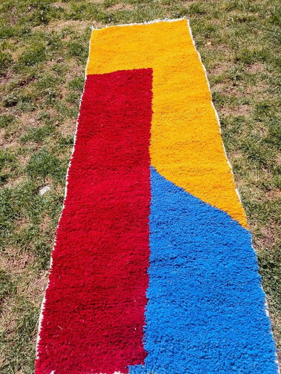 Handgemaakt gangkleed 300cm x 80cm – Vloerkleden en tapijten, Wool, Modern (photo 5 of 6)