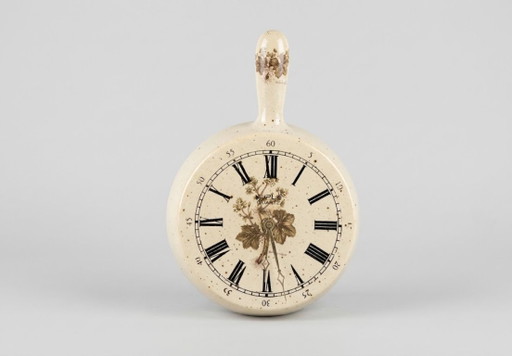 Orologio da parete al quarzo Kiplé – Orologio da cucina vintage design padella – Retro anni '70/'80