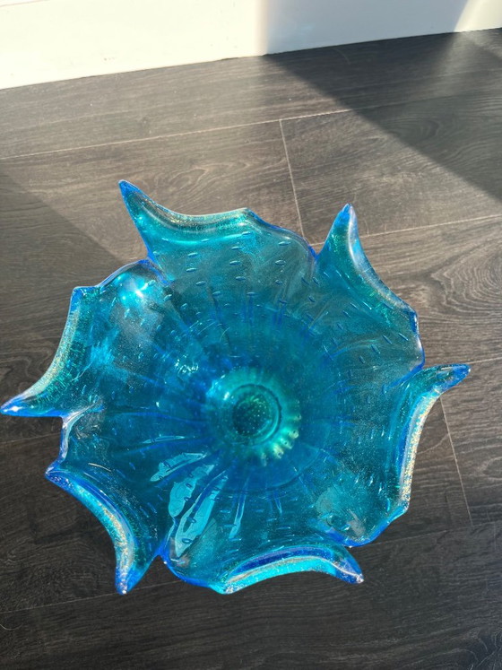 HERA – ITALIAN HAND BLOWN GLASS VASE – Murano Glass, Gold (photo 5 of 10)