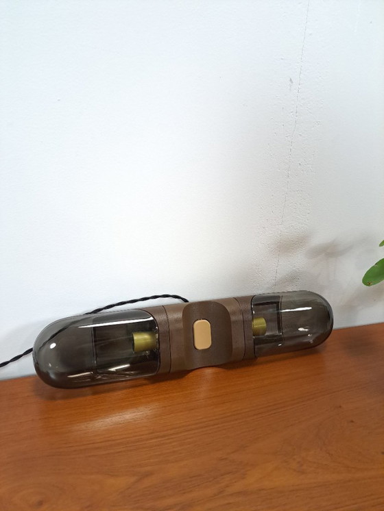 Image 1 of Bruine space age wandlamp HP Leuchten