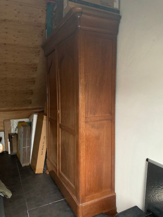 Image 1 of Beautiful wooden linen or china cabinet