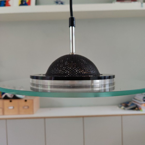 Suspension UFO de Harco Loor Design (petite taille), fin des années 1970 – Glass, Metal (photo 5 of 10)