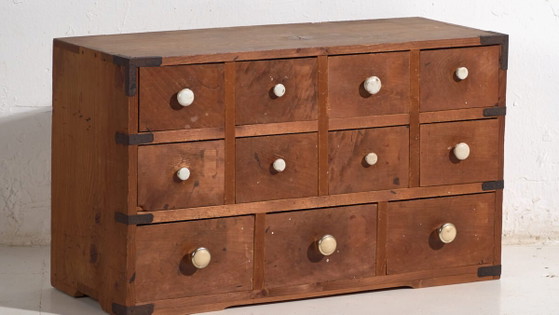 Antique Japanese chest of drawers - Showa Period (c. ) #103 – Ceramic (photo 3 of 40)