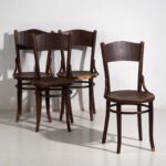 Thonet-Mundus antique bentwood chairs (c.1920). Set of 4 pieces #3 – Dining chairs (photo 6 of 40)