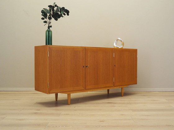 Image 1 of Sideboard aus Esche, Dänisches Design, 1970er Jahre, Designer: Carlo Jensen, Herstellung: Hundevad