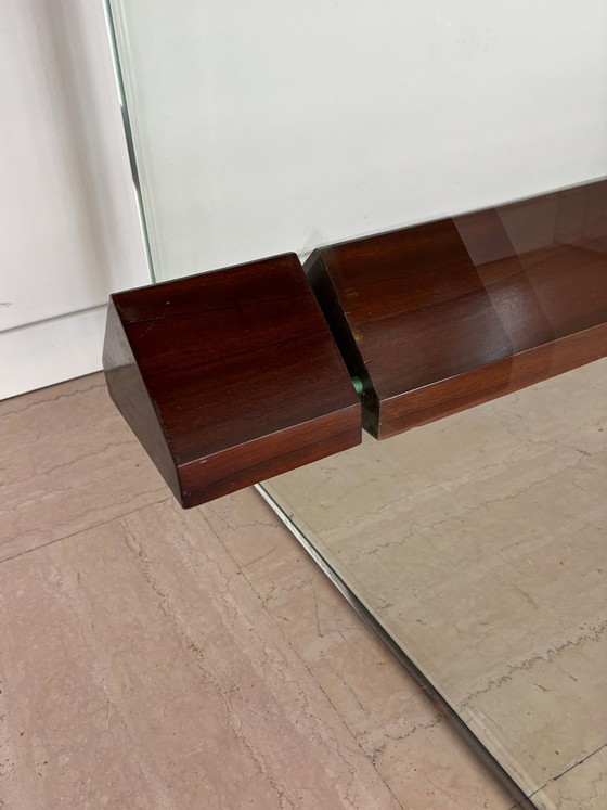 Large Console by Fontana Arte, Italy, 1960s – Wood, Glass (photo 13 of 21)