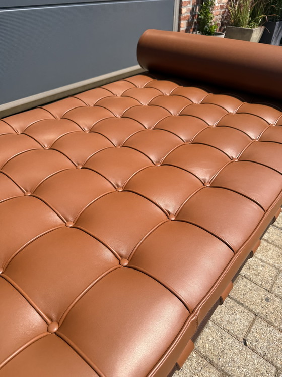 Image 1 of Knoll Barcelona Daybed Cognac Venezia Leder in Nieuwstaat!!