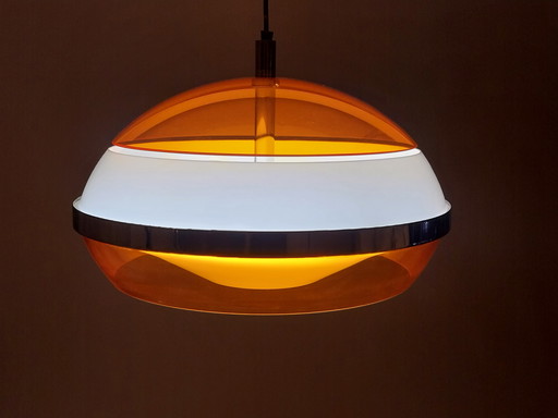Vintage Stilux Milano Pendelleuchte - 1970er Jahre - Space Age Design