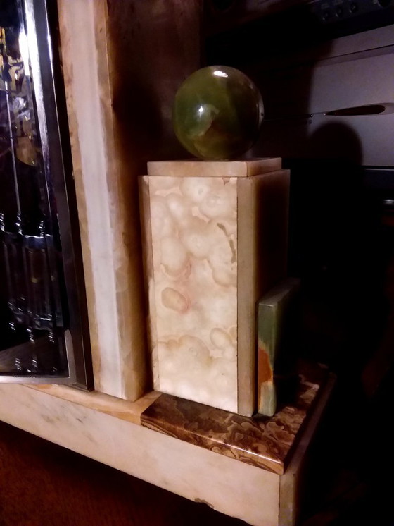 Image 1 of OROLOGIO ART DECO A FORMA DI GRATTACIELO