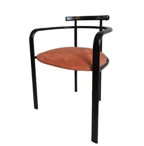 Image 1 of Satz von drei postmodernen Designstühlen im Memphis-Stil Carlo Bimbi für Segis Italien