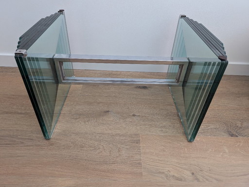 Pied en cristal table basse gallotti & Radice 