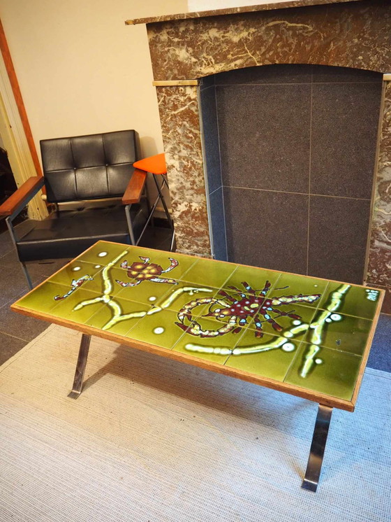 Image 1 of Table basse vintage en céramique, Design By Adri, 1960s